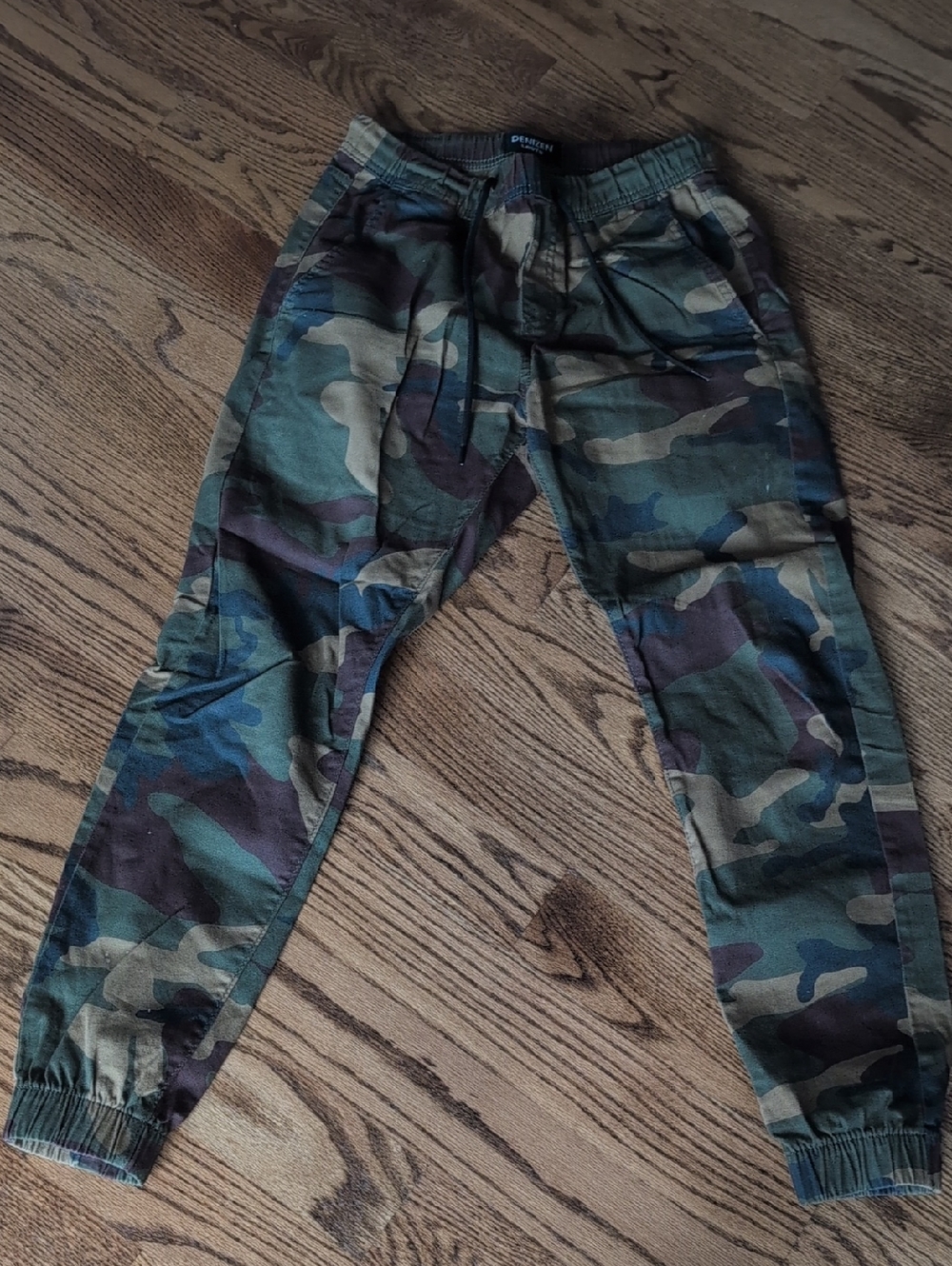 Camouflage Jogger Pants for Men - Green Camo